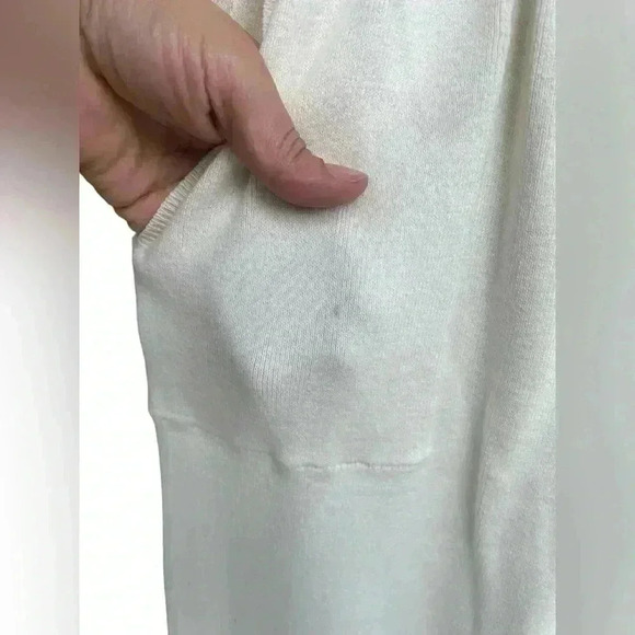 Amazon Wide leg pants for women, high waisted pants Ivory size small - Picture 4 of 9